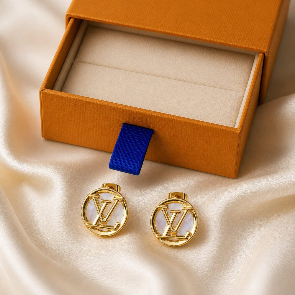 Louis Vuitton Signature Earrings Style 10 | New with Box - Picture 6 of 9